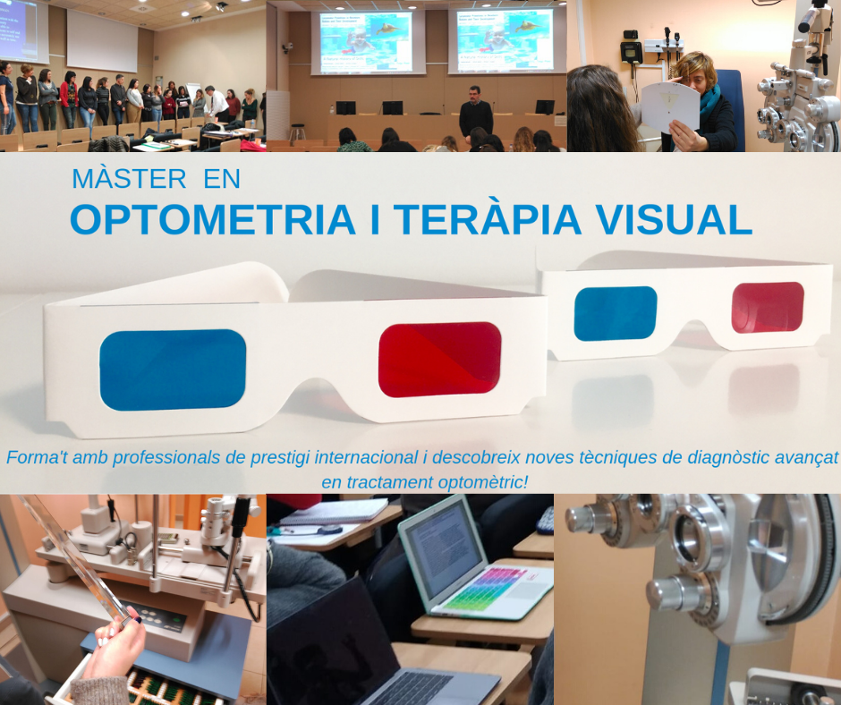 Oberta la inscripció pel Màster en Optometria i Teràpia Visual